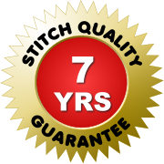 STITCH QUALITY GUARANTEE 7 YRS